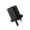 Baseus EnerFill FN11 Fast Charger 2U+C 30W - Cosmic Black [D] - شاحن حائط  - قوة 30 واط - بيسوس - فتحة للشحن السريع - فتحتين تايب سي