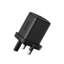 Baseus EnerFill FN11 Fast Charger 2U+C 30W - Cosmic Black [D] - شاحن حائط  - قوة 30 واط - بيسوس - فتحة للشحن السريع - فتحتين تايب سي