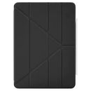 Pipetto Origami No.4 Slim Folio Case for iPad Pro 11" 2024 (Black) [C] - كفر ايباد + ستاند + مكان للقلم
