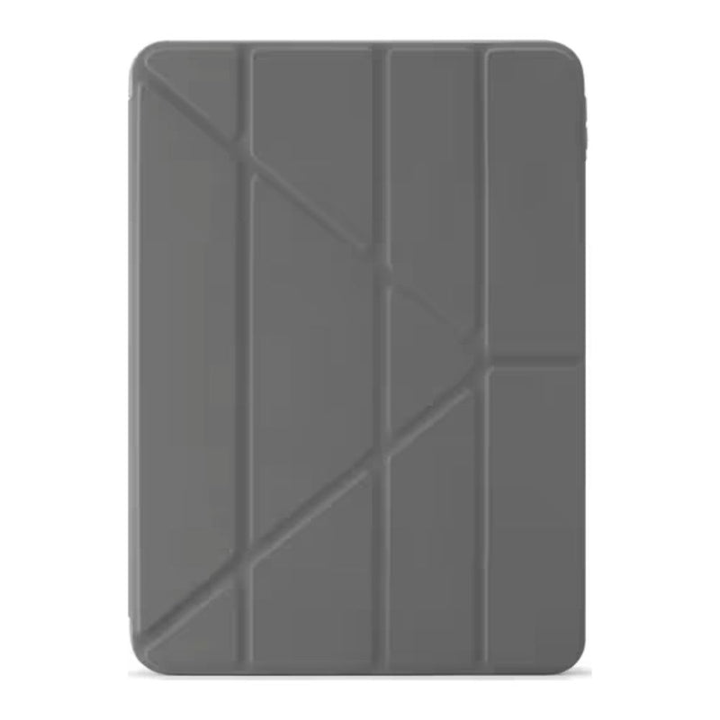 Pipetto Origami No.1 Case for iPad Air 13" 2024 (Grey)[C] - كفر ايباد + ستاند + مكان للقلم