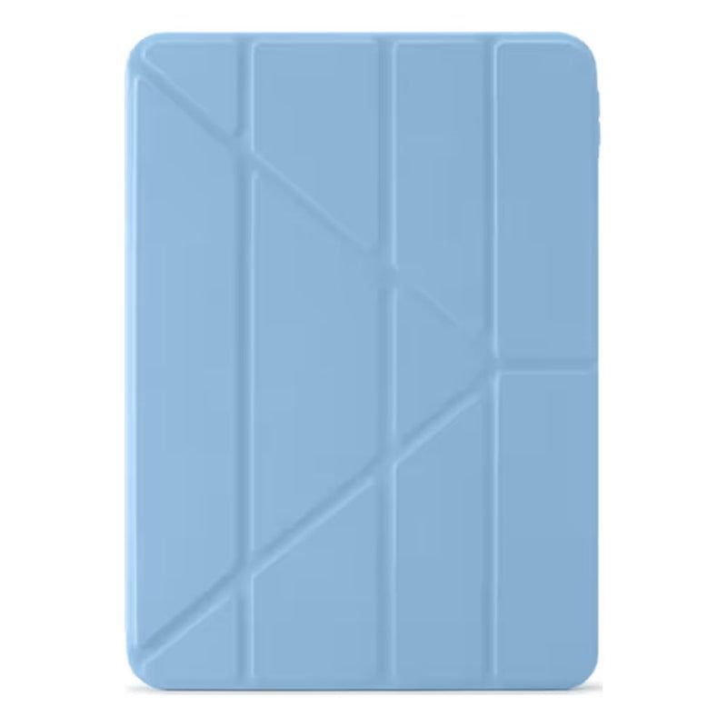 Pipetto Origami No.1 Case for iPad Air 13" 2024(Light Blue) [C] - كفر ايباد + ستاند + مكان للقلم