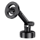 Porodo Blue Suction Cup Magnetic Car Phone Mount with Dashboard & Windshield Mounting - Black [O] - ستاند سيارة مناسب لجميع انواع الاجهزة - ماق سيف - شفط بدون شحن - دوران 360 درجة