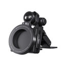 Porodo Blue 2-in-1 Car Phone Holder with Nano-Adhesive Dashboard Mount - Black [O] - ستاند سيارة مناسب لجميع انواع الاجهزة 2 في 1- شفط بدون شحن - دوران 360 درجة