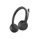 Porodo Office Wireless Headset - Black - سماعة رأس بلوتوث - مايكروفون - بورودو - كفالة 24 شهر
