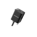 Porodo USB-C Power Delivery Wall Charger - Black - شاحن حائط - قوة 20 واط - منفذ تايب سي  للشحن السريع  - كفالة 12 شهر