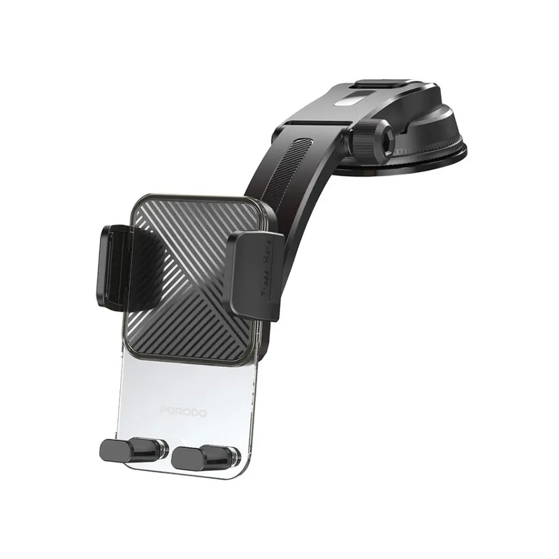 Porodo Crystal Mount Extended Base [O] - ستاند سيارة مناسب لجميع انواع الاجهزة - بورودو