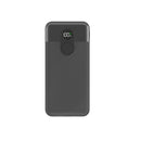 Porodo 20000mAh Powerbank Integrated Cable - Black - بطارية متنقلة - برودو - قوة 20000 - سلك شاحن أيفون + تايب سي - 1 منفذ تايب سي - 1 منفذ يو اس بي - شاشة رقمية - كفالة 24 شهر