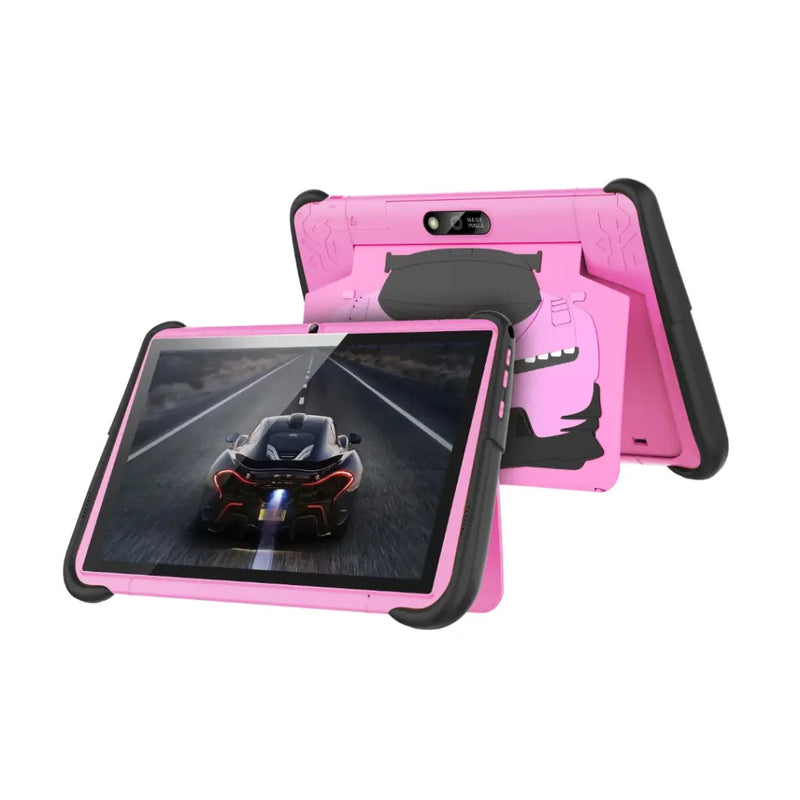 Porodo 10.1" Kids Android Tablet - Pink تابلت اطفال - يدعم 2 شريحتين اتصال + ميموري - برودو