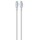 Porodo USB-C To USB-C Charging & Data Cable - Silver - سلك شحن تايب سي - برودو - كفالة سنتين - طول 1 متر