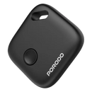 Porodo Findora Rechargeable Smart Tag with Real-Time Tracking & Alert System - Black [O] - قطعة تتبع مستلزماتكم الشخصية - معتمدة من ابل - كفالة 24 شهر