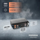 Porodo PowerGate Smart Charging Station [O] - موزع شحن - 6 منافذ للشحن السريع  - قوة 250 واط - كفالة 24 شهر