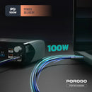 Porodo PowerGate Smart Charging Station [O] - موزع شحن - 6 منافذ للشحن السريع  - قوة 250 واط - كفالة 24 شهر