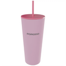 Porodo Lifestyle Stainless Steel Double Wall Tumbler - 710ml - Pink - كوب - بورودو لايف ستايل - مصنوع من الفولاذ المقاوم للصدأ