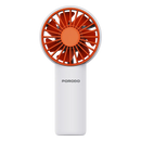 Porodo Lifestyle Chillo Rechargeable Handy Fan with 1200mAh Battery Capacity - White [O] - مروحة متنقلة - سرعات مختلفة - برودو -  كفالة 12 شهر