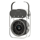 Porodo Lifestyle Chillo Aqua Portable Mist Fan with 500mL Large Water Tank - Black [O] - مروحة متنقلة - 3 سرعات مختلفة + تنك للماء البارد - برودو -  كفالة 12 شهر