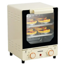 Porodo Lifestyle Vertical Design Temp Glass Mini Oven - White [O] - فرن ميني زجاجي بتصميم عمودي - بورودو - أبيض - كفالة 24 شهر
