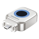 Porodo Auto Release Smart Auto-Cutoff Charging Adapter - Silver - محول شحن سريع مع خاصية الإيقاف التلقائي. - قوة 100 واط - بورودو - كفالة 12 شهر
