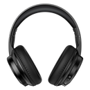 Porodo Soundtec Sonik Wired & Wireless Headphones with Premium Leather Earpads - Black [O] - سماعة رأس بلوتوث - كفالة 12 شهر
