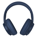Porodo Soundtec Sonik Wired & Wireless Headphones with Premium Leather Earpads - Blue [O] - سماعة رأس بلوتوث - كفالة 12 شهر