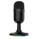 Porodo Gaming Omni-Directional USB Microphone - Black [O] - ميكروفون - تصوير - خاصية استقبال الصوت من جميع الاتجاهات - بورودو - كفالة 24 شهر