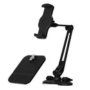 Powerology Adjustable Long Arm 360° Rotatable Suction Phone Holder - Black - ستاند - لجميع انواع الايباد والاجهزة اللوحية والهواتف - متعدد الاوضاع - باورولوجي