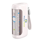 Phone Planet LED Screen Charger Power Bank 10000MAh-Built In Type-C Cable Pink [H] - بطارية متنقلة - مع شاحن تايب سي - سعة 10000 ملي امبير + شاشة رقميه - لأجهزة الاندرويد والايفون - كفالة 24 شهر