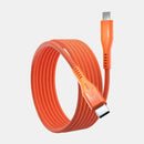 Statik MagStack Pro Magnetic 100w USB-C to C Cable 0.90C Orange [V] سلك شحن  تايب سي - الى تايب سي - طول0.90 سنتم