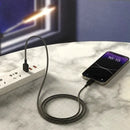 PAWA USB to Lightning Charging Cable - 1.2m - Black - سلك شحن ايفون - باوا - طول 1.2 سم - كفالة 24 شهر