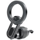 Powerology SnapMount Magsafe Car Holder - Black - ستاند سيارة - فتحة تكييف - مغناطيس - دوران 360 درجه - مناسب لجميع انواع الاجهزة