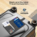 Promate Slim Leather Passport Holder with RFID Protection & Smart Tracking [BO] - محفظة لجواز السفر - مع خاصية التتبع