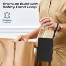 Promate Slim Leather Passport Holder with RFID Protection & Smart Tracking [BO] - محفظة لجواز السفر - مع خاصية التتبع