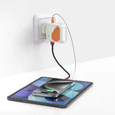 Phone Planet 10 IN 1 Magnetic Power Bank 10000mAh with Built-In Phone Stand White [H] - شاحن حاط - 3 منافذ للشحن الذكي والسريع + شحن ماغ سيف سرعه 15 واط + استاند + سلك شحن  تايب سي  ايفون - كفالة 24 شهر