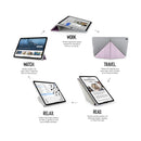 Pipetto Origami No.1 Case for iPad Air 11" 2024 (Mettalic Purple) [C] - كفر ايباد + ستاند + مكان للقلم