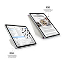 Pipetto Origami No.1 Case for iPad Air 11" 2024 (Mettalic Purple) [C] - كفر ايباد + ستاند + مكان للقلم