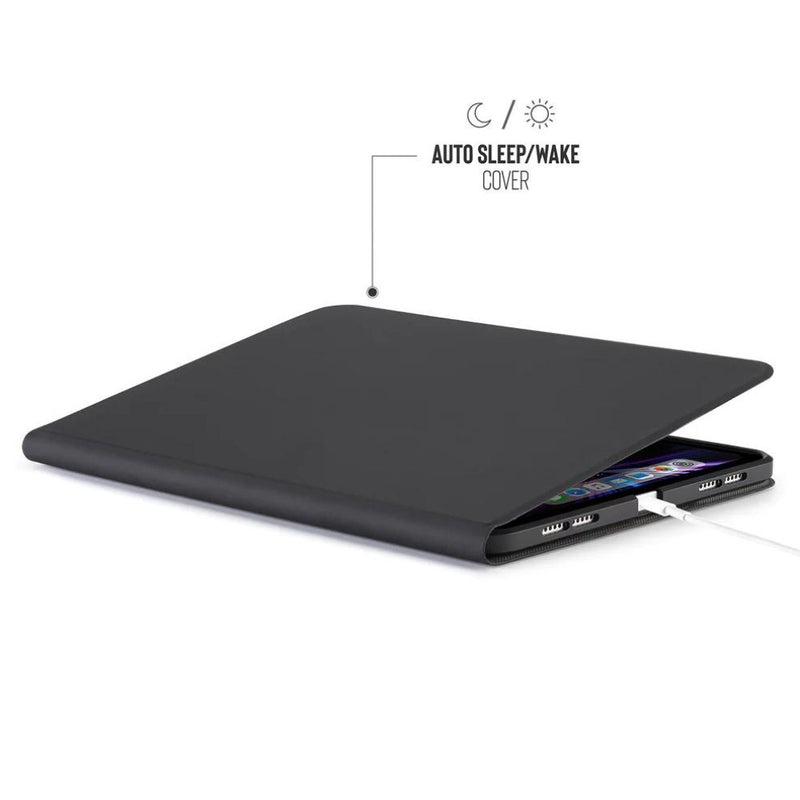 Pipetto Folio Case for iPad Pro 11" (Black)[C] - كفر ايباد + ستاند + مكان للقلم