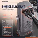 Porodo Lifestyle Gobo Portable Air projector - Grey - بروجكتور متنقل + بطارية تدوم حتى 2 ساعة شغل متواصل - كفالة 24 شهر