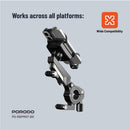 Porodo 360° Rotatable Bike Phone Mount - Black [O]- ستاند دراجة مناسب لجميع انواع الاجهزة - بورودو