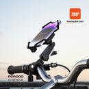 Porodo 360° Rotatable Bike Phone Mount - Black [O]- ستاند دراجة مناسب لجميع انواع الاجهزة - بورودو