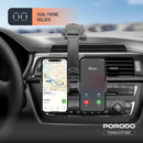 Porodo 360° Rotatable Car Phone Holder - Black[O]- ستاند سيارة مناسب لجميع انواع الاجهزة - قاعدة لزق  - بورودو