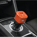 Porodo 60W Averin Multi-Port Car Charger with Aluminum Alloy Housing - Orange [O]- شاحن ولاعة - برودو  - 2 منفذين تايب سي  + منفذ يو اس بي - قوة 60 واط - كفالة 24 شهر