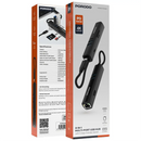Porodo 8-In-1 Multi-Port USB Hub with 5Gbps Transfer Speed - Black [O] - وصلة تايب سي - 8 في 1 - لاجهزة الايباد برو والماك بوك والايفون - متعددة الاستخدام - كفالة 24 شهر