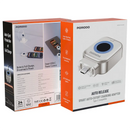 Porodo Auto Release Smart Auto-Cutoff Charging Adapter - Silver - محول شحن سريع مع خاصية الإيقاف التلقائي. - قوة 100 واط - بورودو - كفالة 12 شهر
