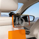 Porodo Blue 2-in-1 Car Headrest Phone Holder with Built-In Hook - Black [O] - ستاند سيارة - للمقعد الخلفي - ماق سيف لجميع انواع أجهزة التليفون