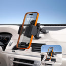 Porodo Blue 2-in-1 Car Phone Holder with Nano-Adhesive Dashboard Mount - Black [O] - ستاند سيارة مناسب لجميع انواع الاجهزة 2 في 1- شفط بدون شحن - دوران 360 درجة