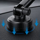 Porodo Blue Suction Cup Magnetic Car Phone Mount with Dashboard & Windshield Mounting - Black [O] - ستاند سيارة مناسب لجميع انواع الاجهزة - ماق سيف - شفط بدون شحن - دوران 360 درجة