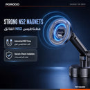 Porodo Blue Suction Cup Magnetic Car Phone Mount with Dashboard & Windshield Mounting - Black [O] - ستاند سيارة مناسب لجميع انواع الاجهزة - ماق سيف - شفط بدون شحن - دوران 360 درجة