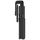 Porodo Blue FlexiTripod Selfie Stick with Foldable Tripod - Black [O] - ستاند تصوير + عصا سيلفي - لجميع انواع الاجهزة - ريموت بلوتوث - بورودو