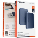 Porodo 10000mAh MagSafe Power Bank Blue - بطارية متنقلة ماغ سيف + 1 منفذ تايب سي - سعة 10000 ملي أمبير - كفالة 24 شهر