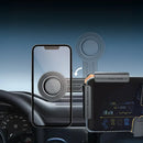 Porodo Clavomag Adjustable Magsafe Car Mount - Black  - ستاند سيارة للشاشة - دوران 360 درجة - ماغ سيف