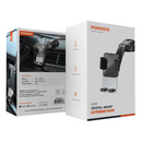 Porodo Crystal Mount Extended Base - Black - ستاند سيارة مناسب لجميع انواع الاجهزة - بورودو